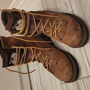 Georgia Boot Tan Leather Sport Trail Hiking Boots